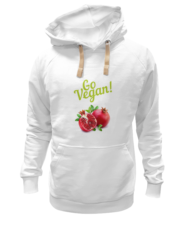 Printio Толстовка Wearcraft Premium унисекс Go vegan!