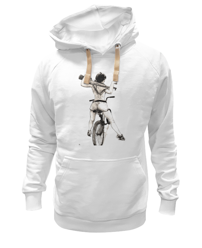 Printio Толстовка Wearcraft Premium унисекс Девушка, карабин, велосипед девушка карабин велосипед 1338301 4xs белый