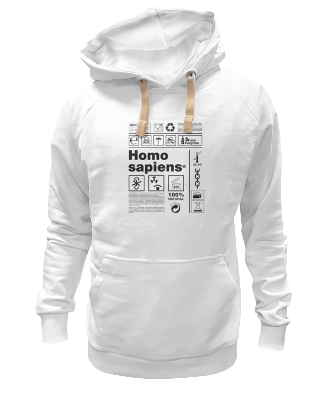 Printio Толстовка Wearcraft Premium унисекс Homo sapiens printio детская футболка классическая унисекс homo sapiens