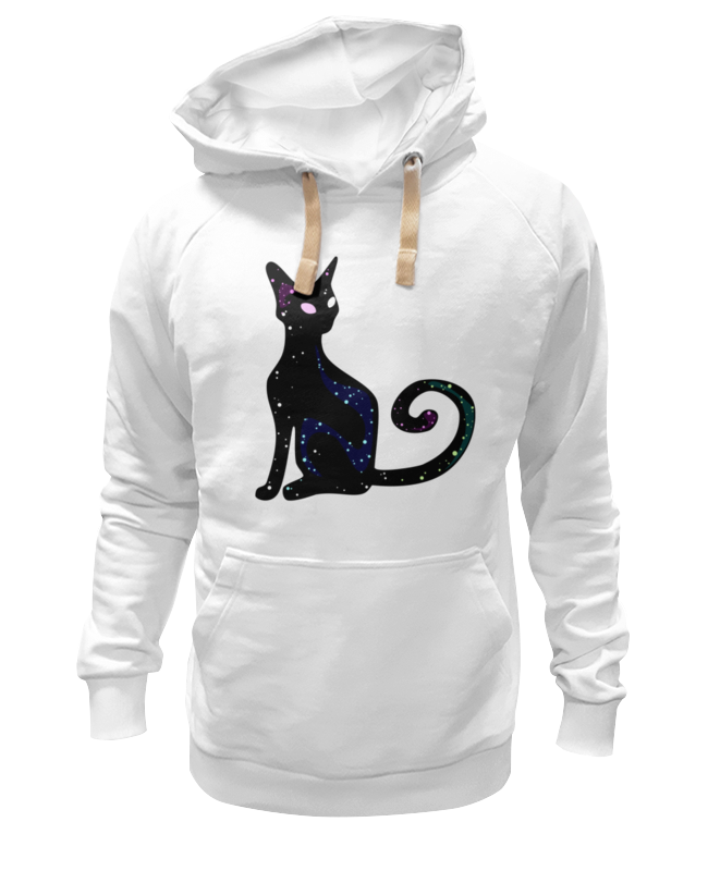 Printio Толстовка Wearcraft Premium унисекс Космическая кошка мужская футболка кот и звезды m белый