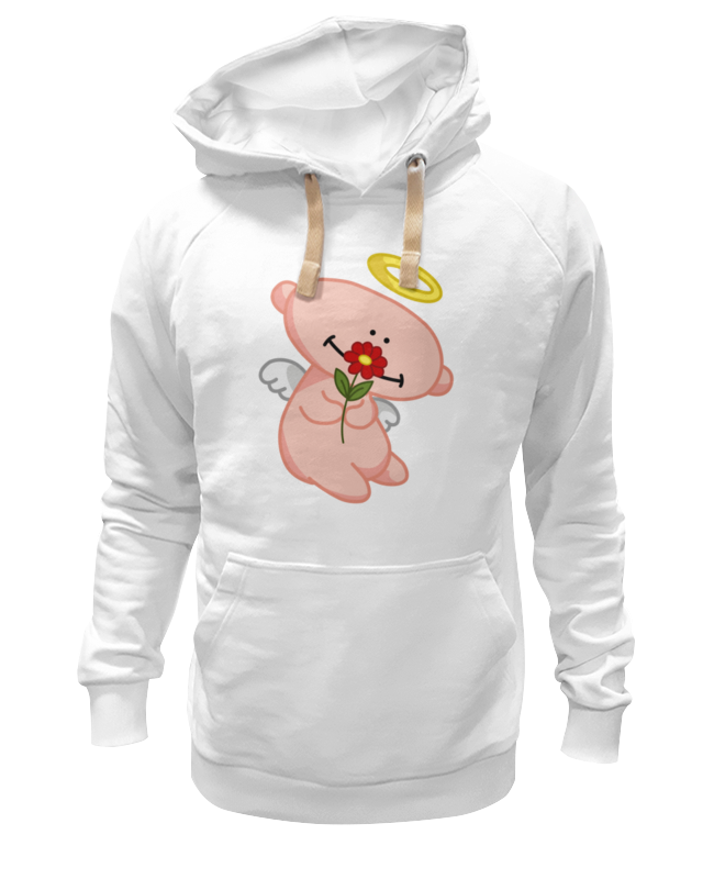 Printio Толстовка Wearcraft Premium унисекс Ангел с цветком
