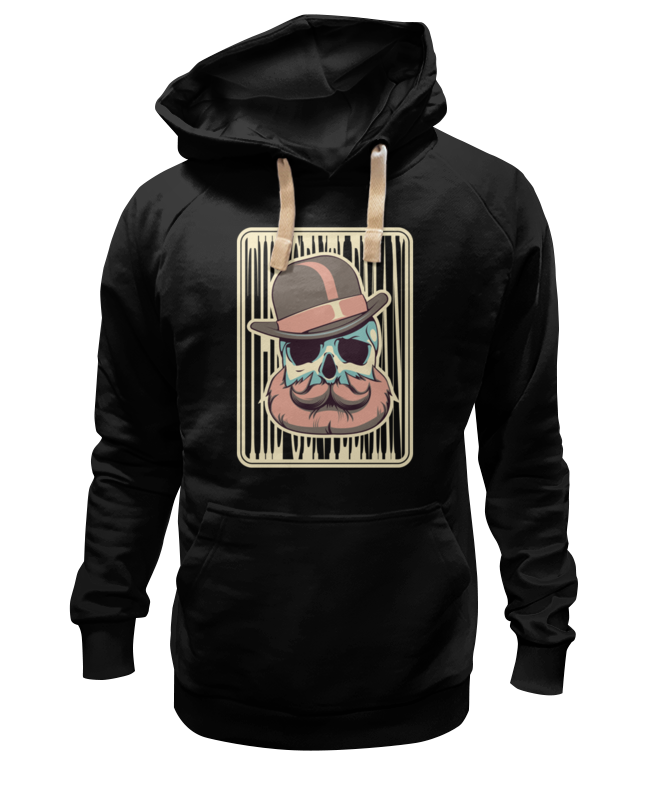 Printio Толстовка Wearcraft Premium унисекс Бородатый череп printio футболка wearcraft premium череп в шляпе с сигарой