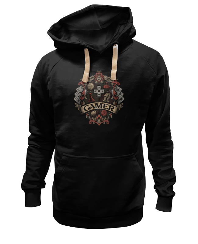 Толстовка Wearcraft Premium унисекс — цвет: ЧЁРНЫЙ, пол: МУЖ.