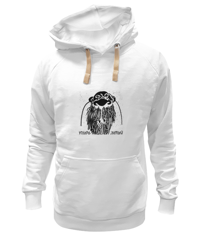 Толстовка Wearcraft Premium унисекс — цвет: БЕЛЫЙ, пол: МУЖ.