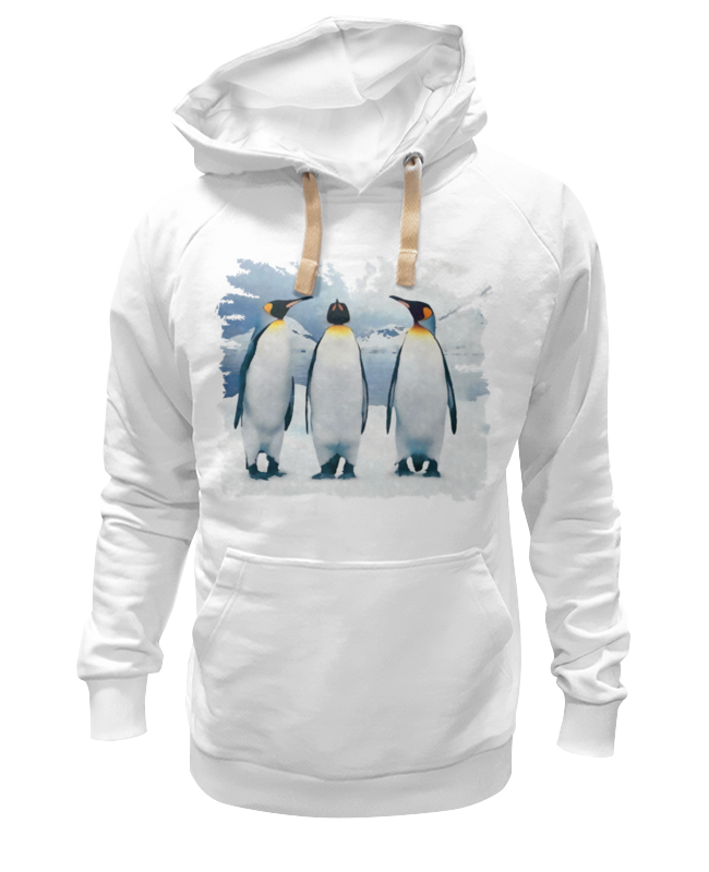 Printio Толстовка Wearcraft Premium унисекс Три пингвина printio сумка семейство пингвинов