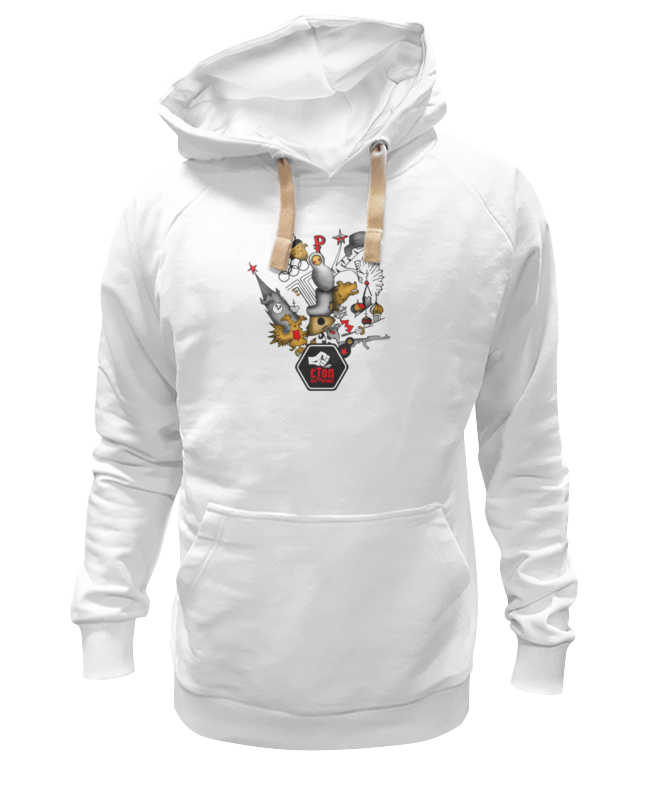 Толстовка Wearcraft Premium унисекс — цвет: БЕЛЫЙ, пол: МУЖ. работа популярного Ростовского дизайнера,Ксении Кравцовой! специально для СТОПНАРКОТИК современный, молодежный, патриотичный.