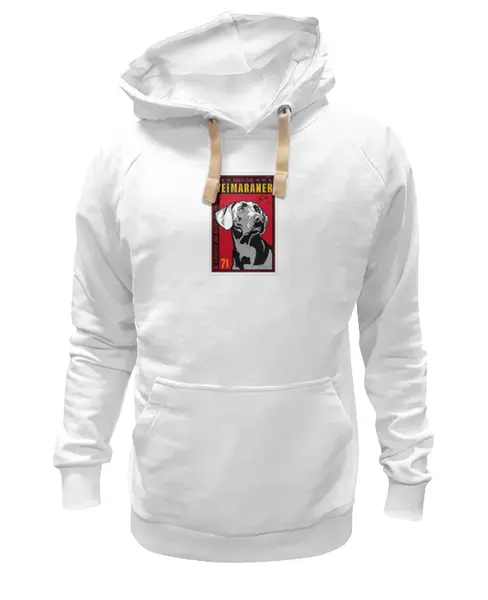 Заказать премиальную одежду в Москве. Толстовка Wearcraft Premium унисекс Собака: WEIMARANER от Виктор Гришин - готовые дизайны и нанесение принтов.