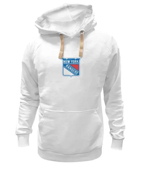 Заказать премиальную одежду в Москве. Толстовка Wearcraft Premium унисекс New York Rangers / NHL USA от KinoArt - готовые дизайны и нанесение принтов.