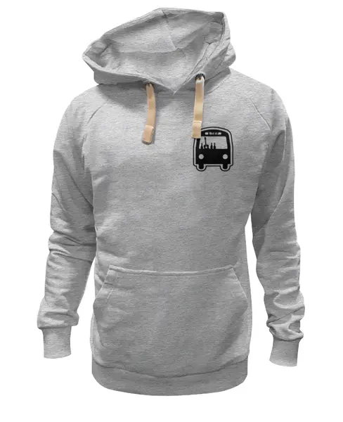 Заказать премиальную одежду в Москве. Толстовка Wearcraft Premium унисекс Серая классика от dutshmus - готовые дизайны и нанесение принтов.