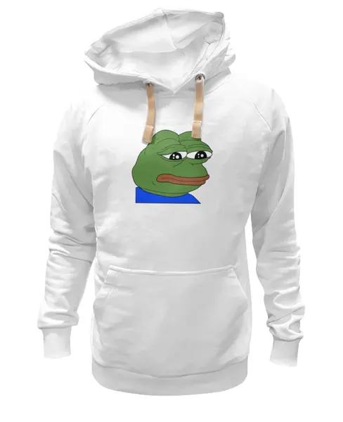 Заказать толстовку в Москве. Толстовка Wearcraft Premium унисекс SAD FROG от Jimmy Flash - готовые дизайны и нанесение принтов.