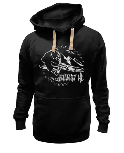 Заказать премиальную одежду в Москве. Толстовка Wearcraft Premium унисекс MTB Follow Me от oneredfoxstore@gmail.com - готовые дизайны и нанесение принтов.