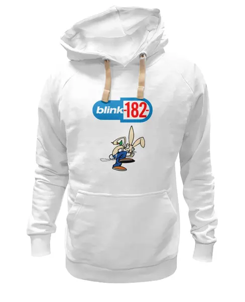 Заказать премиальную одежду в Москве. Толстовка Wearcraft Premium унисекс blink-182 rabbit от lozerkids - готовые дизайны и нанесение принтов.