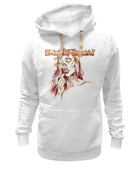 Заказать премиальную одежду в Москве. Толстовка Wearcraft Premium унисекс Zombie Sama от Leichenwagen - готовые дизайны и нанесение принтов.