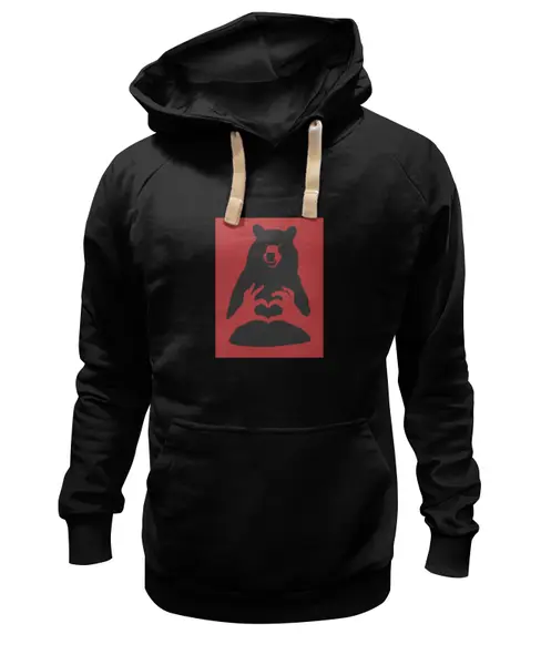 Заказать премиальную одежду в Москве. Толстовка Wearcraft Premium унисекс Русский медведь от Tatutati - готовые дизайны и нанесение принтов.