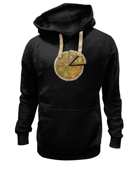 Заказать премиальную одежду в Москве. Толстовка Wearcraft Premium унисекс Пицца от printik - готовые дизайны и нанесение принтов.