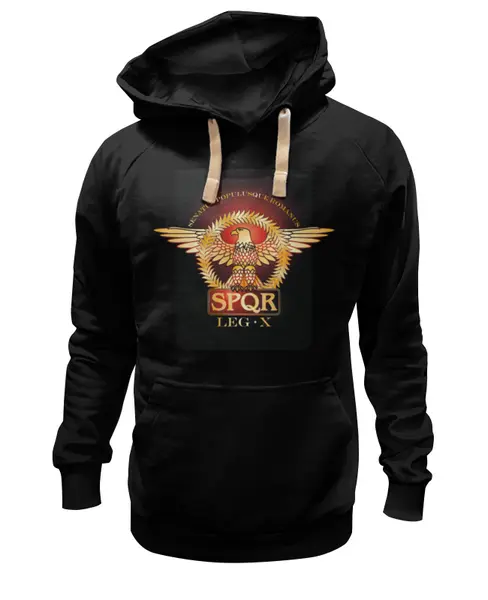 Заказать премиальную одежду в Москве. Толстовка Wearcraft Premium унисекс Символ Древнего Рима с орлом. SPQR.  от Zorgo-Art  - готовые дизайны и нанесение принтов.