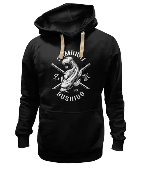 Заказать премиальную одежду в Москве. Толстовка Wearcraft Premium унисекс САМУРАЙ БУШИДО от robus - готовые дизайны и нанесение принтов.