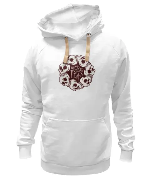 Заказать премиальную одежду в Москве. Толстовка Wearcraft Premium унисекс Skull Art от Leichenwagen - готовые дизайны и нанесение принтов.