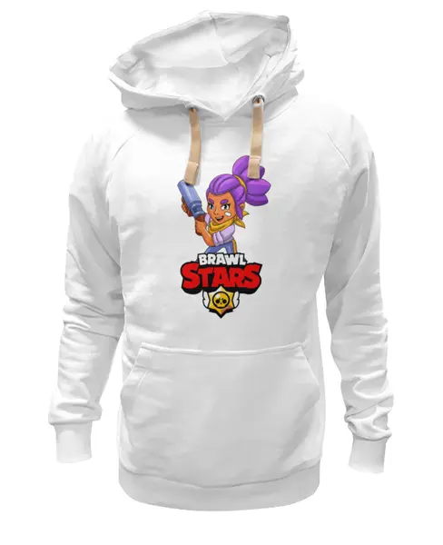 Заказать премиальную одежду в Москве. Толстовка Wearcraft Premium унисекс BRAWL STARS SHELLY  от geekbox - готовые дизайны и нанесение принтов.