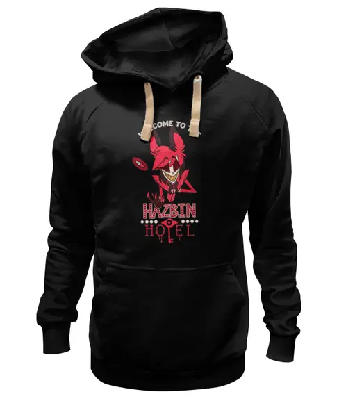 Заказать премиальную одежду в Москве. Толстовка Wearcraft Premium унисекс ОТЕЛЬ ХАЗБИН АЛАСТОР от geekbox - готовые дизайны и нанесение принтов.