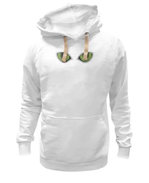 Заказать премиальную одежду в Москве. Толстовка Wearcraft Premium унисекс Глаза кота сквозь смотрят от PolinaPo - готовые дизайны и нанесение принтов.