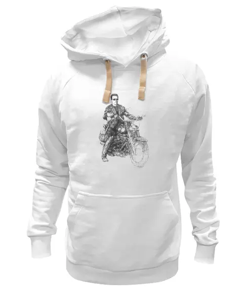 Заказать премиальную одежду в Москве. Толстовка Wearcraft Premium унисекс Арнольд Шварценнегер от Виктор Гришин - готовые дизайны и нанесение принтов.