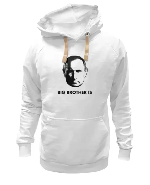 Заказать толстовку в Москве. Толстовка Wearcraft Premium унисекс Big Brother Putin от BigBrotherPu - готовые дизайны и нанесение принтов.