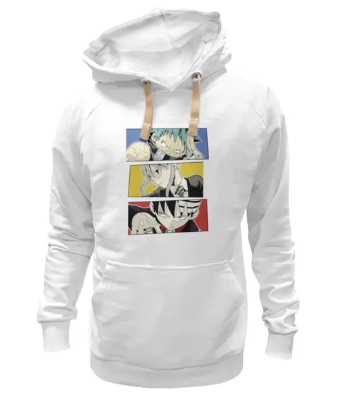 Заказать премиальную одежду в Москве. Толстовка Wearcraft Premium унисекс soul eater  от Y L - готовые дизайны и нанесение принтов.