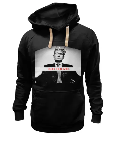 Заказать премиальную одежду в Москве. Толстовка Wearcraft Premium унисекс Go Hard. от karbafoss - готовые дизайны и нанесение принтов.
