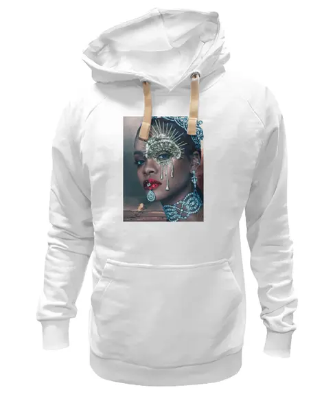 Заказать премиальную одежду в Москве. Толстовка Wearcraft Premium унисекс Rihanna от Vladec11 - готовые дизайны и нанесение принтов.