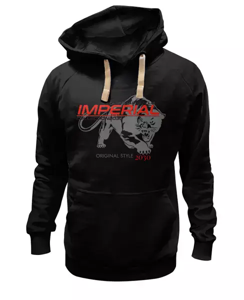 Заказать премиальную одежду в Москве. Толстовка Wearcraft Premium унисекс Коллекция imperial sport от inna144144@mail.ru - готовые дизайны и нанесение принтов.