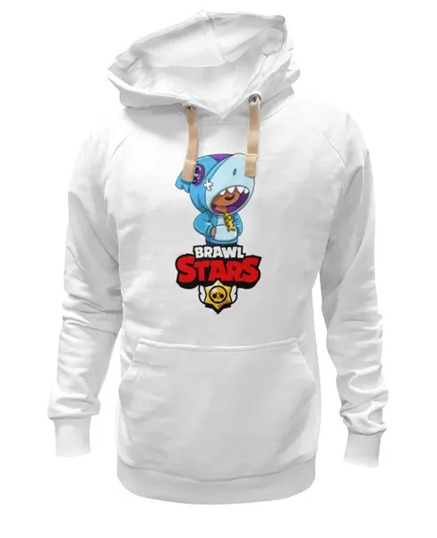 Заказать премиальную одежду в Москве. Толстовка Wearcraft Premium унисекс BRAWL STARS LEON от geekbox - готовые дизайны и нанесение принтов.