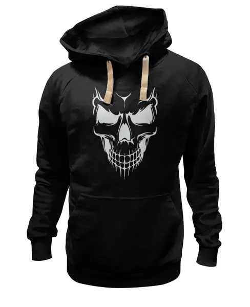 Заказать премиальную одежду в Москве. Толстовка Wearcraft Premium унисекс Череп от BAD OWL - готовые дизайны и нанесение принтов.