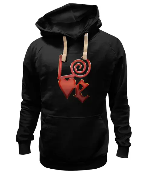 Заказать премиальную одежду в Москве. Толстовка Wearcraft Premium унисекс Love - Любовь от Дана Столыпина - готовые дизайны и нанесение принтов.