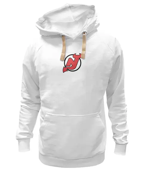 Заказать толстовку в Москве. Толстовка Wearcraft Premium унисекс NJ Devils от BURNSHIRTS - готовые дизайны и нанесение принтов.