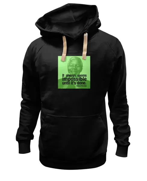 Заказать премиальную одежду в Москве. Толстовка Wearcraft Premium унисекс Мандела от DesertHawk - готовые дизайны и нанесение принтов.