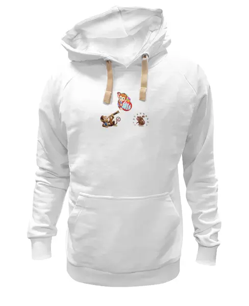 Заказать премиальную одежду в Москве. Толстовка Wearcraft Premium унисекс Новогодний талисман от aleksandra.boldy@mail.ru - готовые дизайны и нанесение принтов.