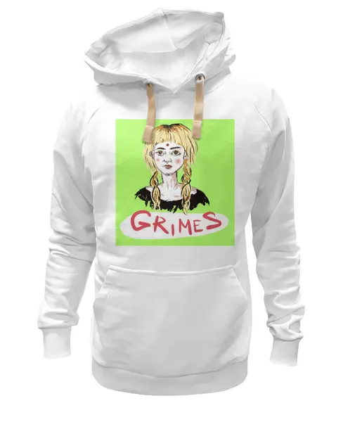 Заказать премиальную одежду в Москве. Толстовка Wearcraft Premium унисекс grimes от candy_killjoy - готовые дизайны и нанесение принтов.