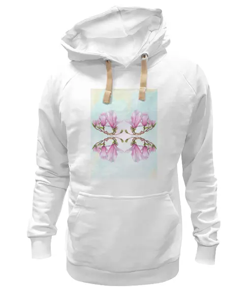 Заказать премиальную одежду в Москве. Толстовка Wearcraft Premium унисекс Магнолия от artoutloop - готовые дизайны и нанесение принтов.