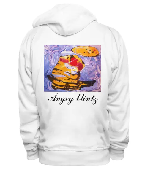 Заказать премиальную одежду в Москве. Толстовка Wearcraft Premium унисекс Angry blintz (Сердитые блинчики) от Елена Благославова - готовые дизайны и нанесение принтов.