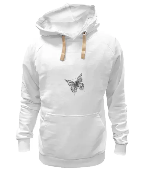 Заказать премиальную одежду в Москве. Толстовка Wearcraft Premium унисекс Бобочка от Mary-d - готовые дизайны и нанесение принтов.