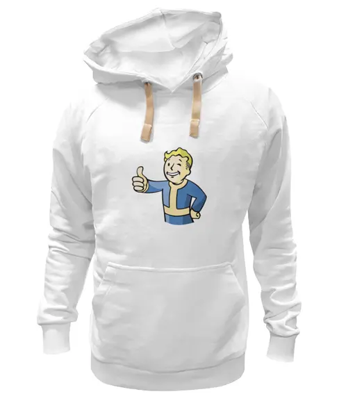 Заказать толстовку в Москве. Толстовка Wearcraft Premium унисекс Vault Boy от YellowCloverShop - готовые дизайны и нанесение принтов.