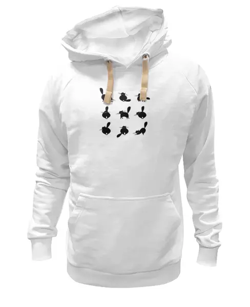 Заказать премиальную одежду в Москве. Толстовка Wearcraft Premium унисекс Кошки 2 от Виктор Гришин - готовые дизайны и нанесение принтов.