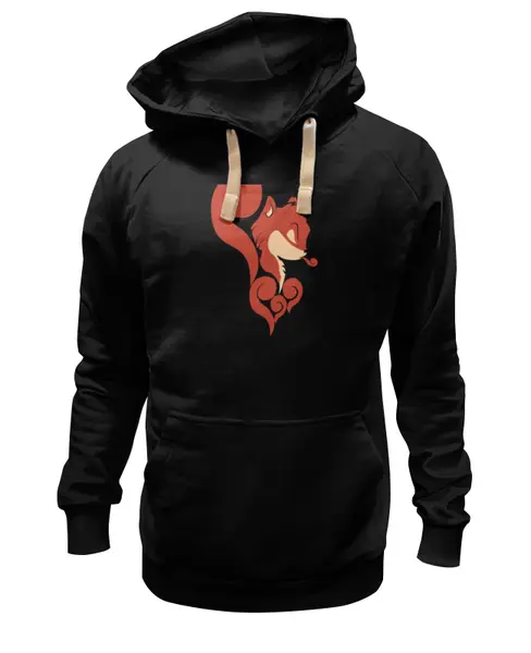 Заказать премиальную одежду в Москве. Толстовка Wearcraft Premium унисекс Лисичка от originals - готовые дизайны и нанесение принтов.