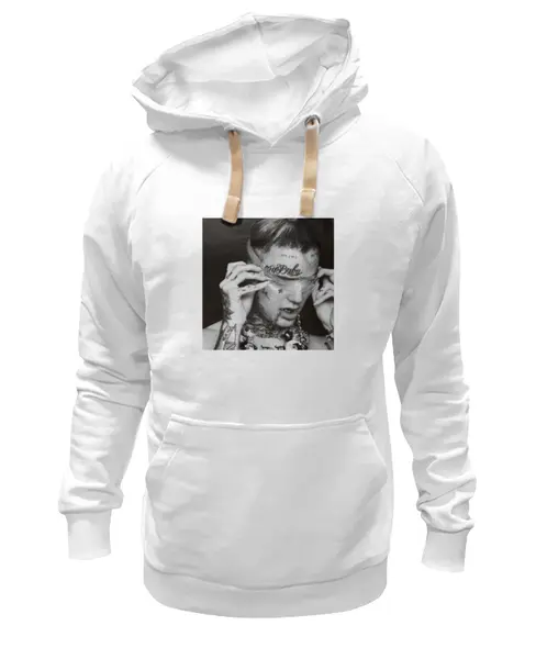 Заказать премиальную одежду в Москве. Толстовка Wearcraft Premium унисекс Lil Peep от Polilog - готовые дизайны и нанесение принтов.
