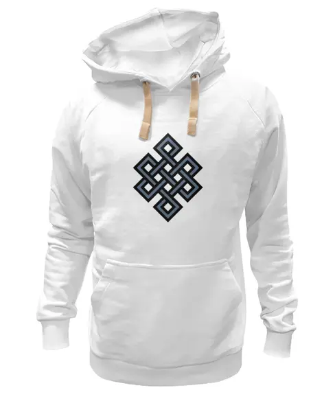 Заказать премиальную одежду в Москве. Толстовка Wearcraft Premium унисекс Бесконечный узел от trend - готовые дизайны и нанесение принтов.