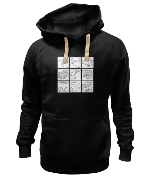 Заказать премиальную одежду в Москве. Толстовка Wearcraft Premium унисекс Составные картинки от Виктор Гришин - готовые дизайны и нанесение принтов.