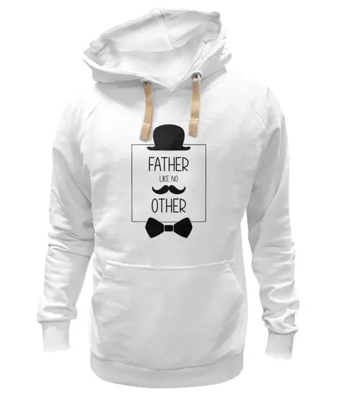 Заказать премиальную одежду в Москве. Толстовка Wearcraft Premium унисекс Father папа черный от tigerda  - готовые дизайны и нанесение принтов.