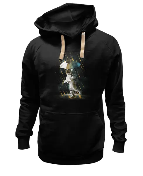 Заказать премиальную одежду в Москве. Толстовка Wearcraft Premium унисекс Метеоритный дождь от Space Art - готовые дизайны и нанесение принтов.