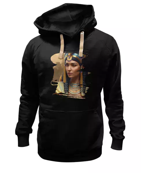 Заказать премиальную одежду в Москве. Толстовка Wearcraft Premium унисекс Царица Египта от Дана Столыпина - готовые дизайны и нанесение принтов.